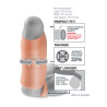 Fantasy X-tensions Gaine de pénis Real Feel 14 x 3.2cm